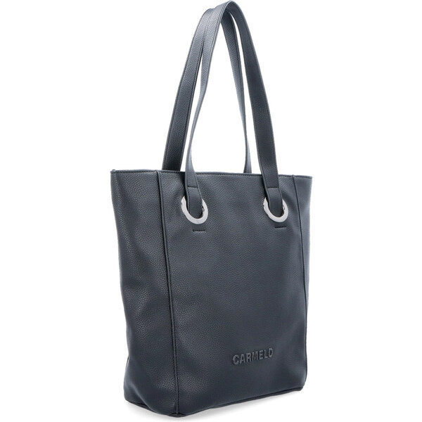 Kabelka zo syntetickej kože cez rameno Carmelo čierna 4270 C 45814486