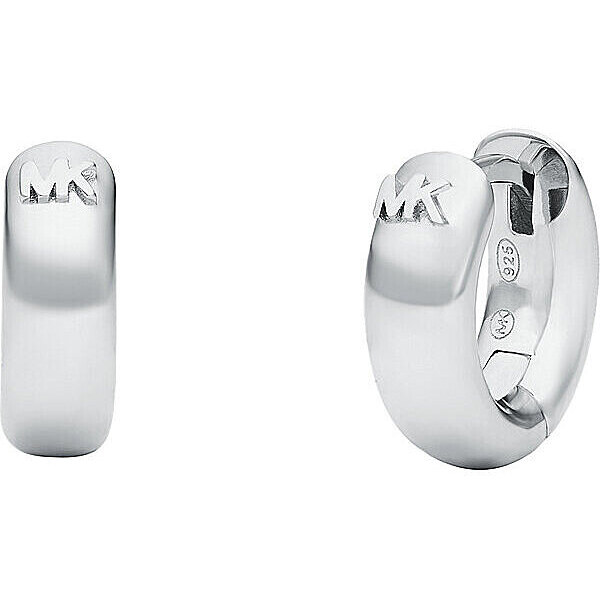 Michael Kors Nadčasové strieborné kruhy Huggie Hoop MKC1599AA040 66578102