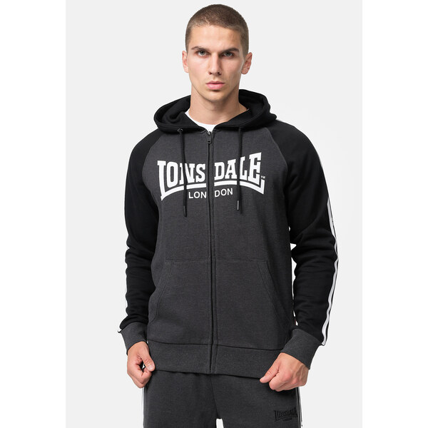 Lonsdale Mens hooded zipsweat jacket regular fit 50623369