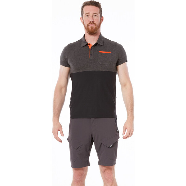 Northfinder Pánske cyklistické tričko polokošeľa MERTON čierna 66433009