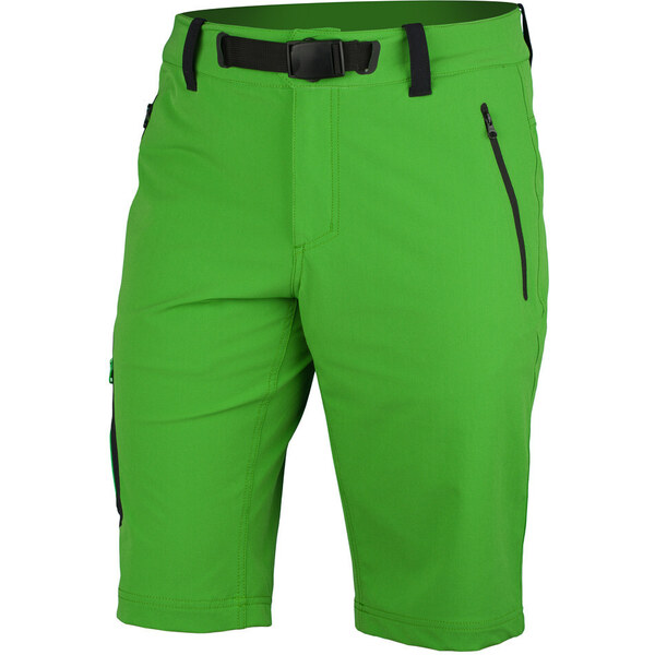 Northfinder Pánske strečové kraťasy CLARK zelená 23257514