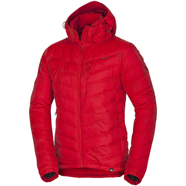 Northfinder Pánska zateplená športová bunda ZANDER červená 27108813