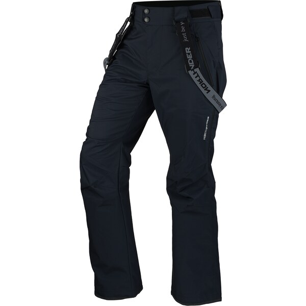 Northfinder Pánske lyžiarske nohavice s trakmi ISHAAN čierna 63045952