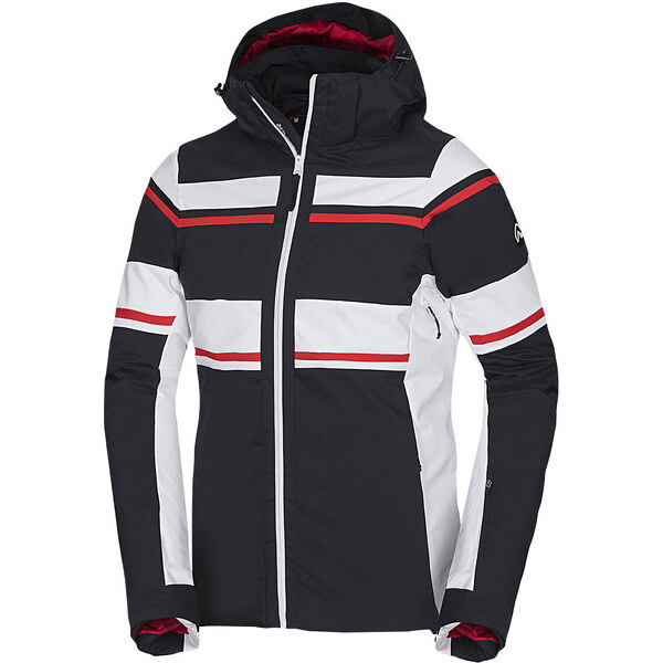 Northfinder Pánska lyžiarska bunda zateplená BERNARD čiernabiela 36553635