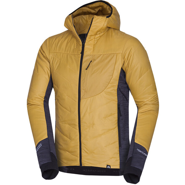 Northfinder Pánska hybridná bunda Primaloft OTIS mustard 36447481