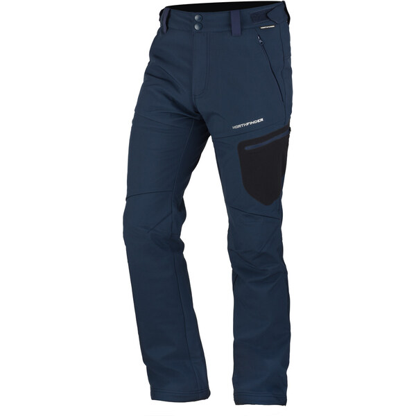 Northfinder Pánske softshellové nohavice zateplené GINEMON modrá 27434682