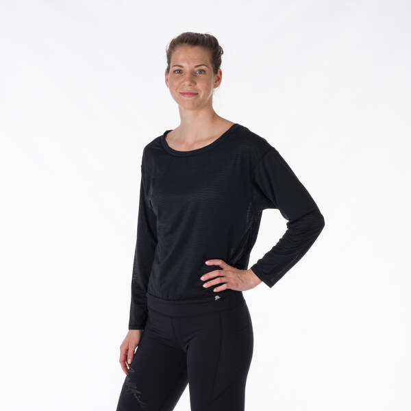 Northfinder Dámske tričko športové elastické NATALIE čierna 41159936