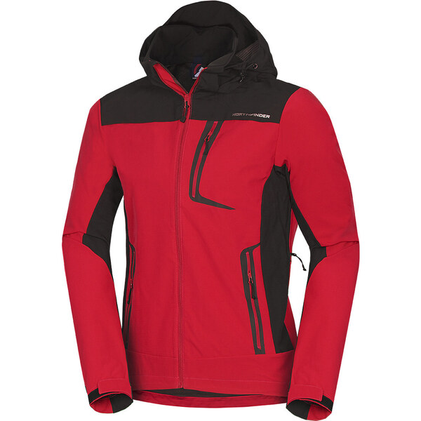 Northfinder Pánska softshellová bunda BORUM červená 42670159