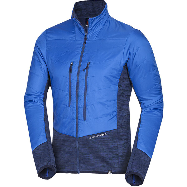 Northfinder Pánska hybridná mikina Primaloft BEAR modrá 36187088