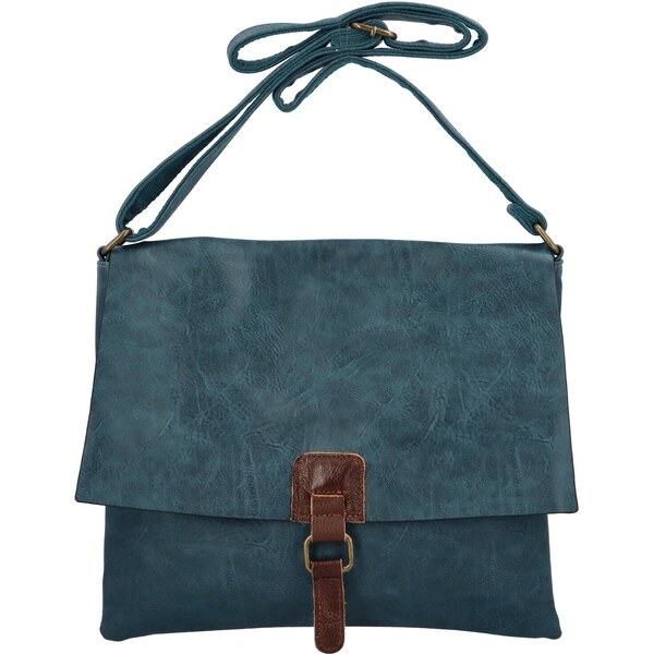 Dámska koženková crossbody modrá - Paolo Bags Ludmila modrá 42893483