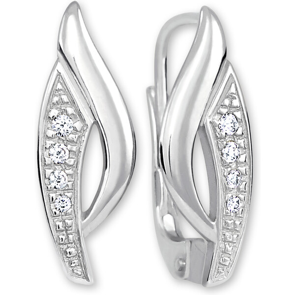 Soliter Náušnice z bieleho zlata so zirkónmi 239 001 00660 07 66593505