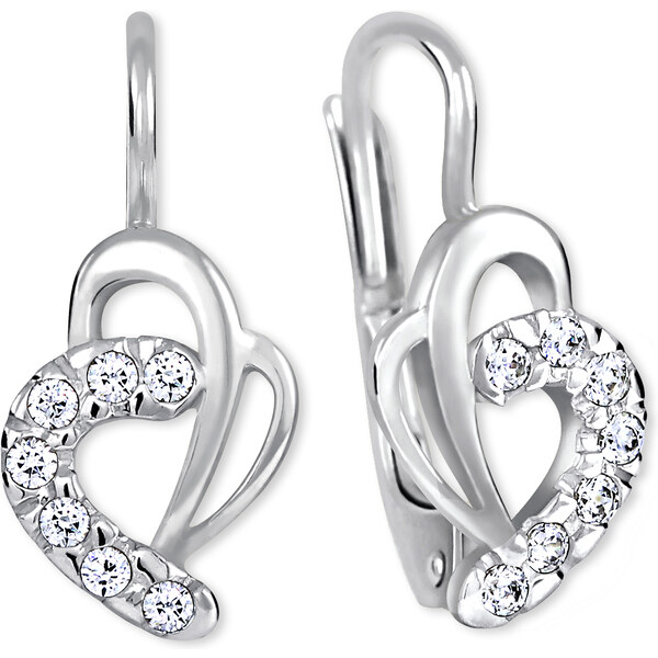 Soliter Pôvabné náušnice z bieleho zlata so zirkónmi 239 001 00585 07 66591995