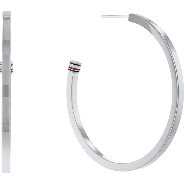 Tommy Hilfiger Nadčasové oceľové kruhové náušnice 2780773 66581241