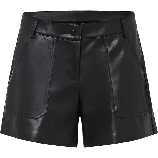 bonprix Šortky, koženkové, farba čierna 45853425