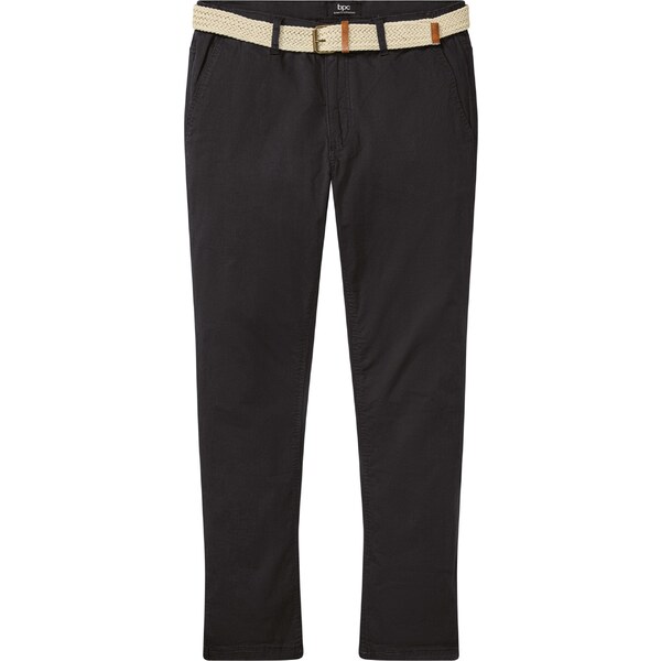 bonprix Chino strečové nohavice s komfortným strihom a opaskom, 45853569