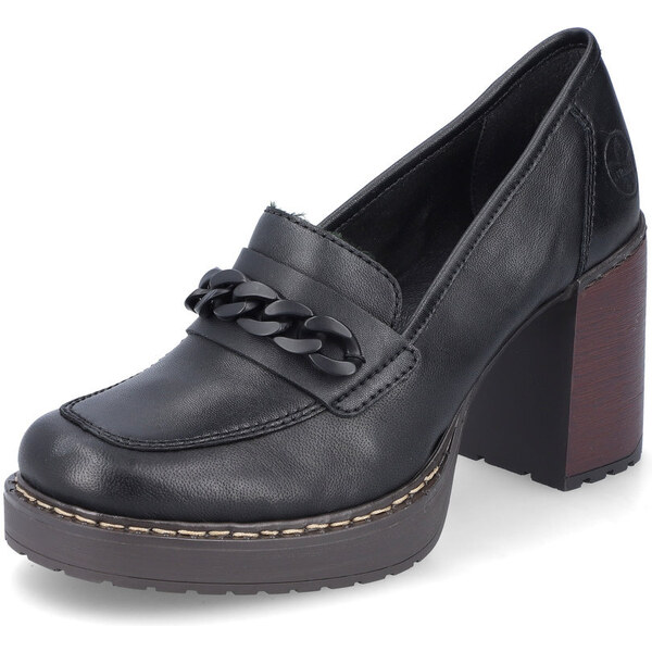 Dámske lodičky Rieker Y4150-00 čierne 51275897