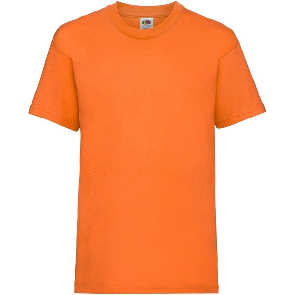 Orange Baby Cotton T-shirt Fruit of the Loom 50592728