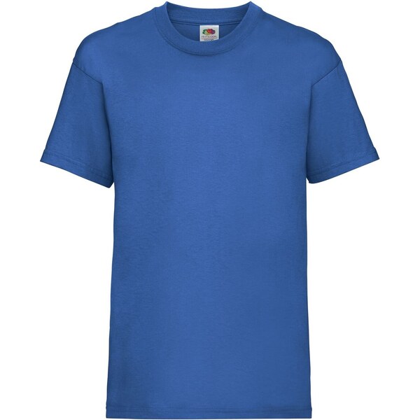 Blue Fruit of the Loom Cotton T-shirt 50507425