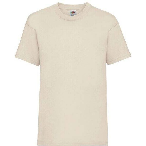 Beige Baby Cotton T-shirt Fruit of the Loom 50507428