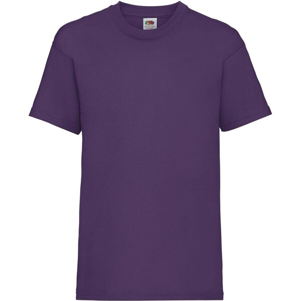 Purple Fruit of the Loom Cotton T-shirt 50509160