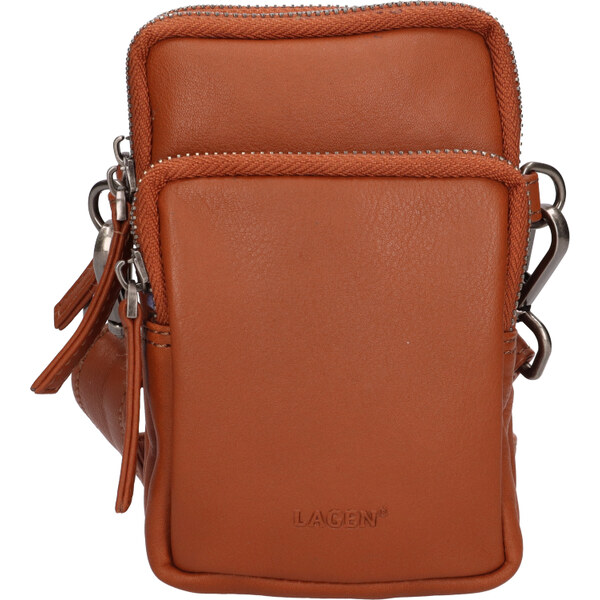 LAGEN Kožené vrecko cez rameno BLC/24130/22 koňak 45867894