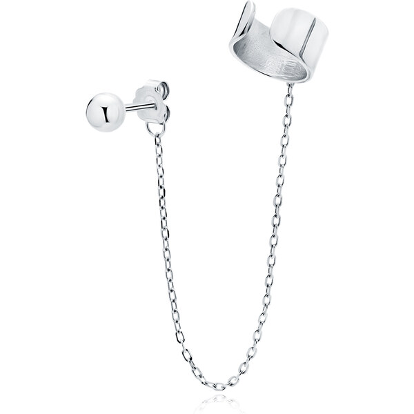 Olivie Strieborná náušnica s retiazkou 1 ks 7802 45880894