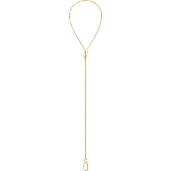 Calvin Klein Dlhý variabilný pozlátený náhrdelník Sculptural 35000442 66585803