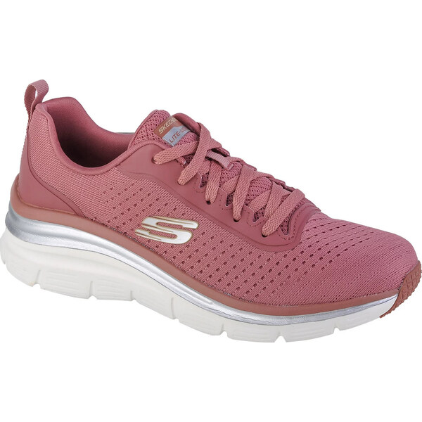 Ružové dámske tenisky Skechers Fashion Fit - Make Moves 149277-ROS 42879221