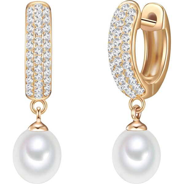 Valero Pearls Náušnice zlatá / perlovo biela 66738358