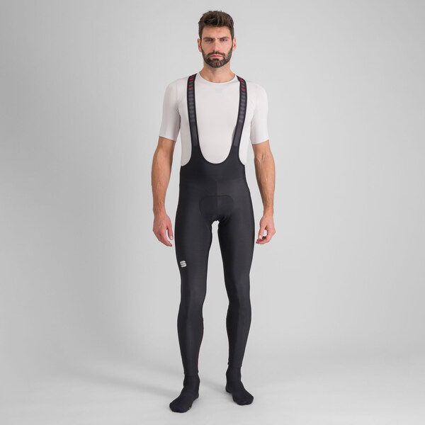 Sportful CLASSIC nohavice s trakmi black tango red 58443995