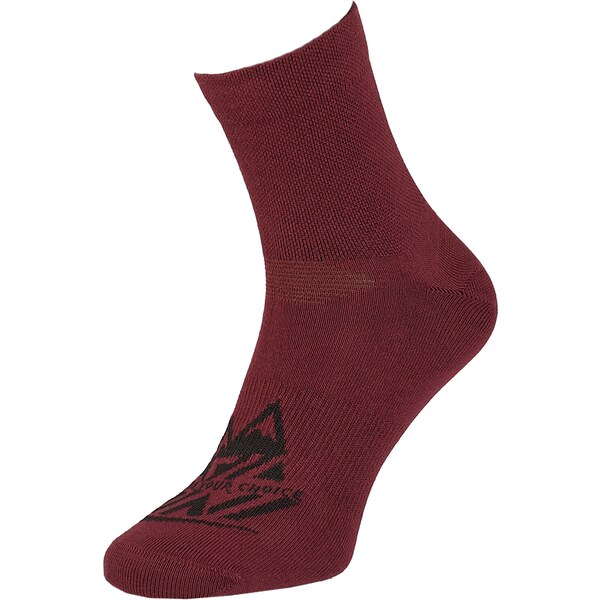 Unisex enduro ponožky Silvini Orino vínová 45892760
