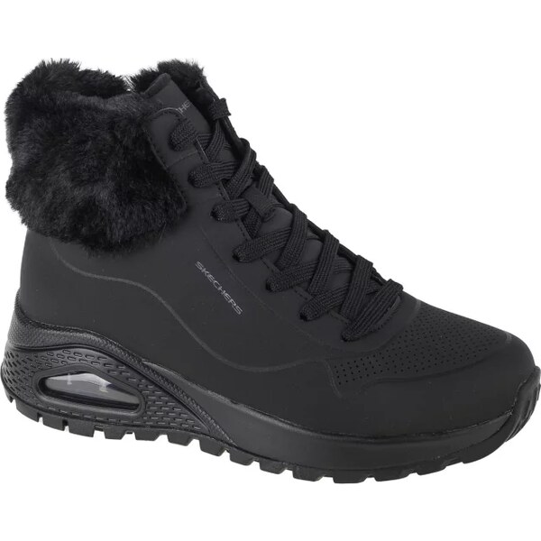 Čierne dámske členkové tenisky Skechers Uno Rugged - Fall Air 167274 61532127