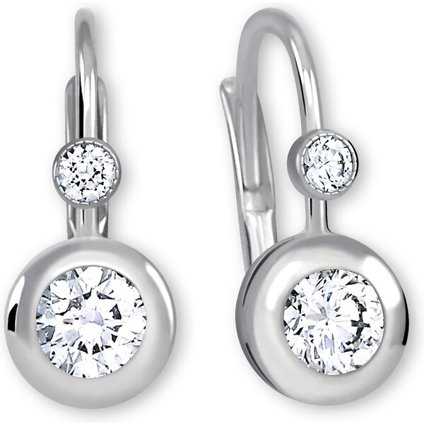 Soliter Náušnice z bieleho zlata s kubickými zirkónmi 239 001 00062 07 66595182