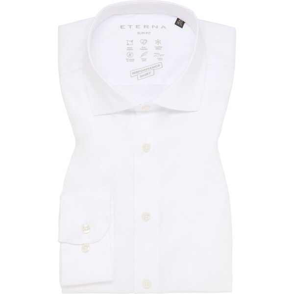 ETERNA Slim Fit pánska strečová košeľa formálna biela Easy Care 22162696