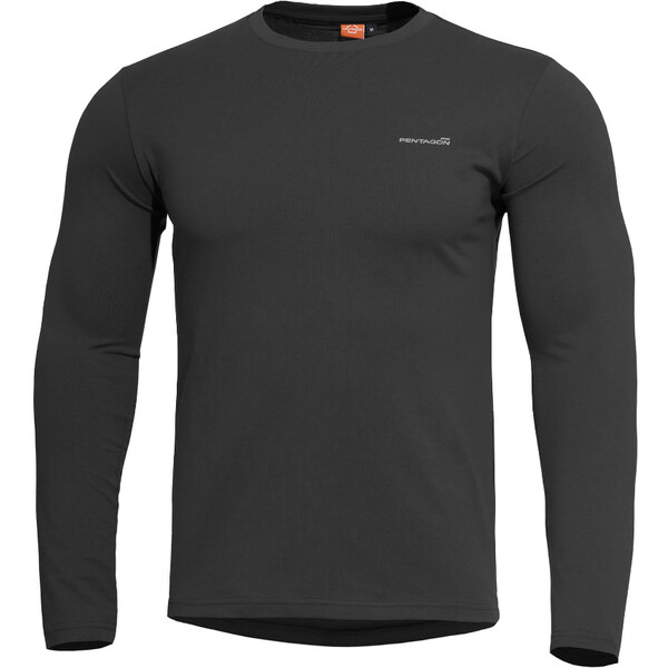 Tričko Pentagon dlhý rukáv ageron čierne 25480116