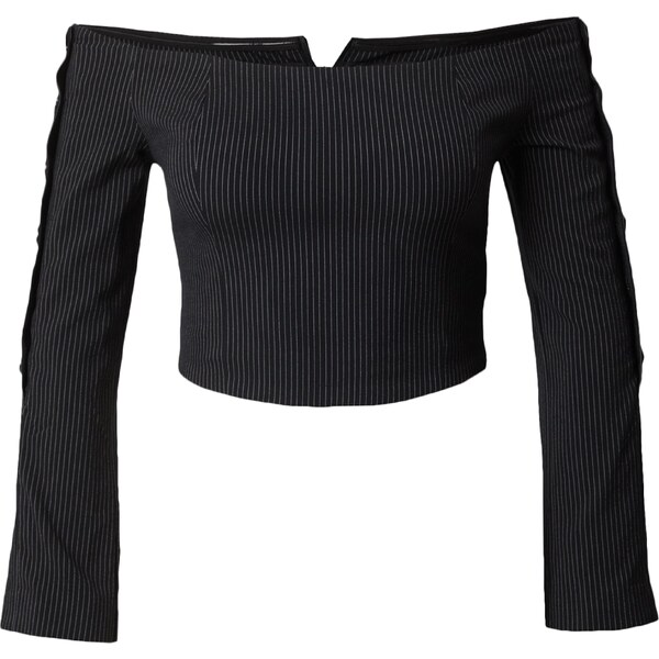 ABOUT YOU x Toni Garrn Top Camilla sivá / čierna 47469560