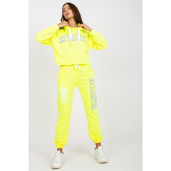 MladaModa Tepláková súprava Atlanta neónovo žltá 46490991