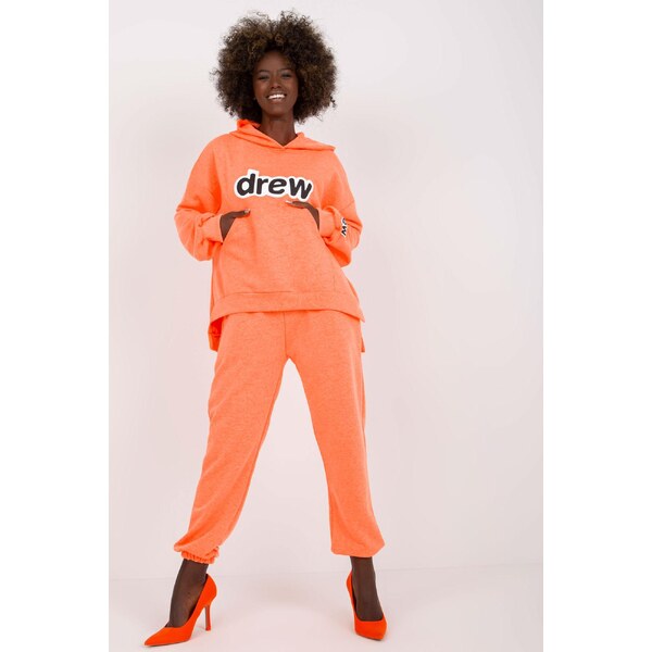MladaModa Tepláková súprava Drew neónovo oranžová 46491003
