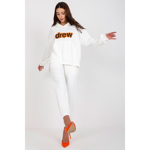 MladaModa Tepláková súprava Drew biela 46491000