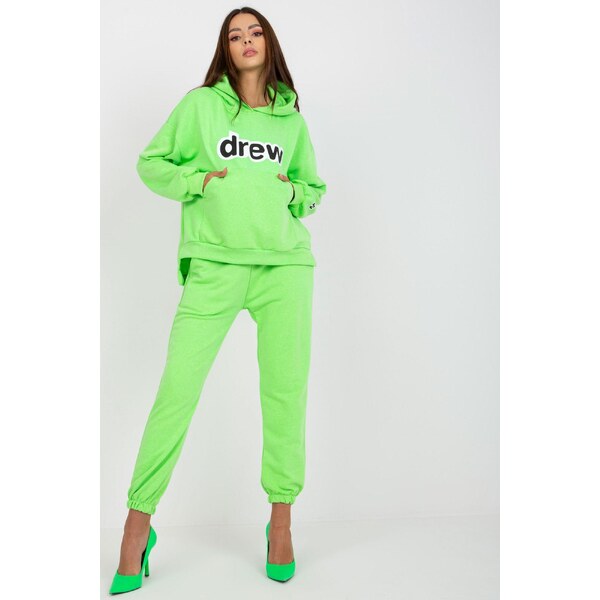 MladaModa Tepláková súprava Drew neónovo zelená 46491001