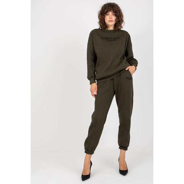 MladaModa Tepláková súprava Official London farba khaki 46491027