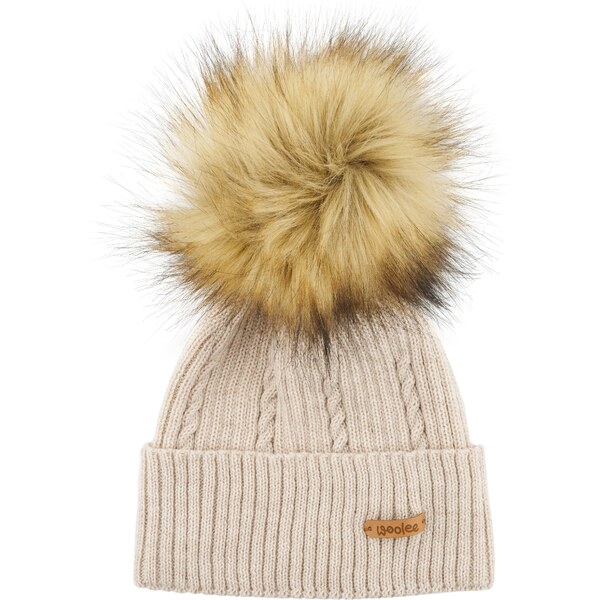 Vlnka Vlnená čiapka Woolee V32 béžová 58229566
