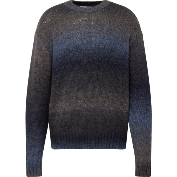 SELECTED Sveter Gaard tmavomodrá / tmavohnedá 65282955