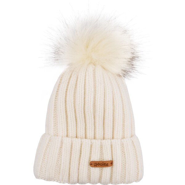 Vlnka Detská vlnená čiapka Woolee V38 biela 50220579