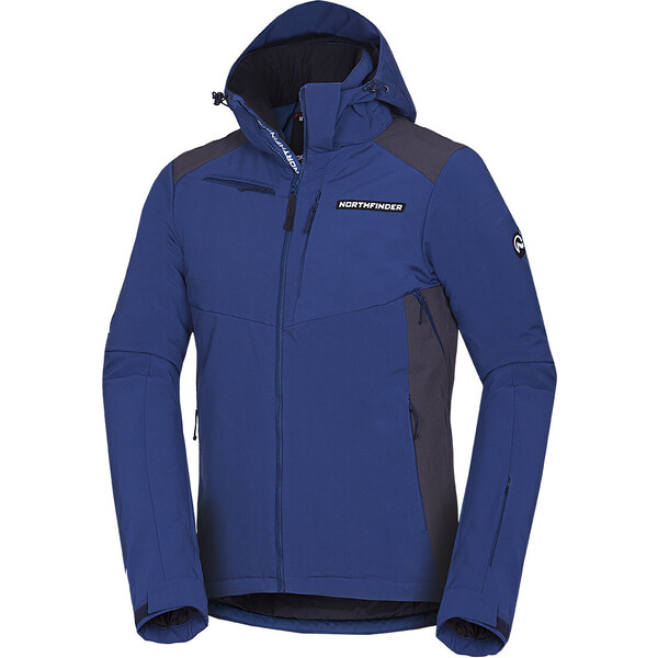 Northfinder Pánska lyžiarska bunda softshellová DREWIN modrá 45991538