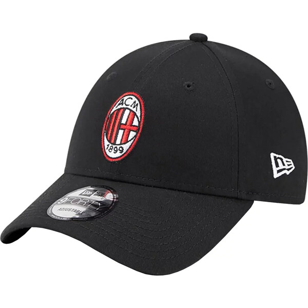 Čierna pánska šiltovka New Era Core 9FORTY AC Milan Cap 60363649 45981205