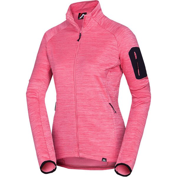 Northfinder Dámska fleecová mikina melanžová WANDA ružová 45991570