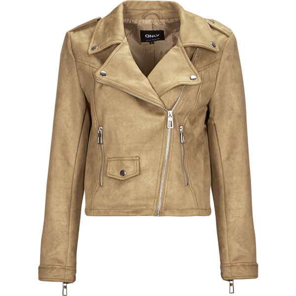 Only Kožené bundy ONLSCOOTIE FAUX SUEDE BIKER JACKET OTW Only 46006346