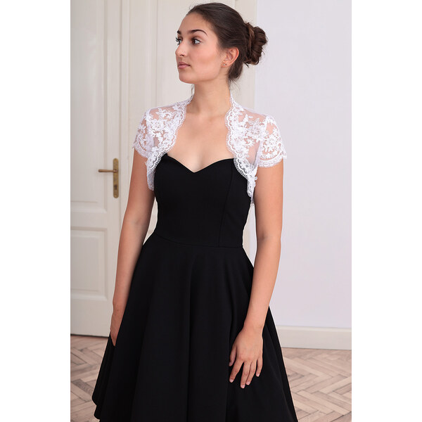 Glara Krátke vyšívané bolerko 58270819