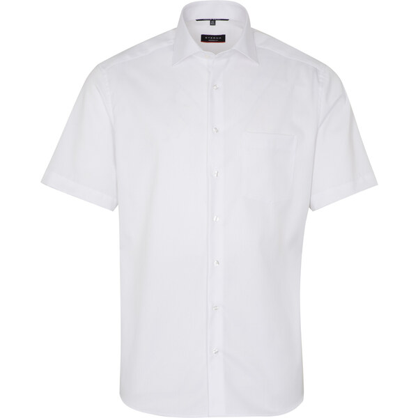 ETERNA Modern Fit biela nepriestivná košeľa Cover Rypsový keper - 45997979